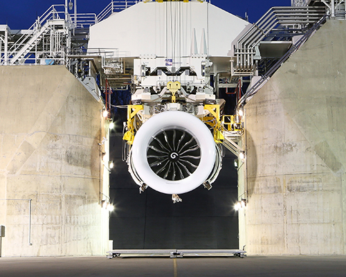 GE aviation begins testing world's largest commercial jet engine