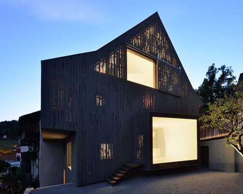 L3P architekten renovates house lendenmann in switzerland with contrasting façades