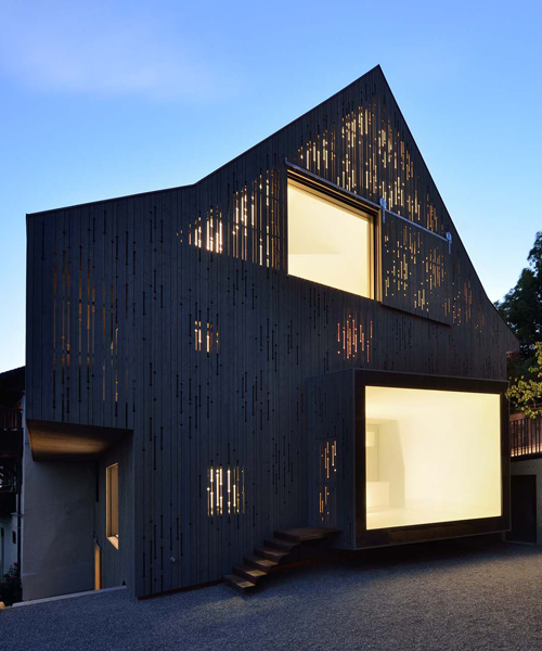 L3P architekten renovates house lendenmann in switzerland with contrasting façades