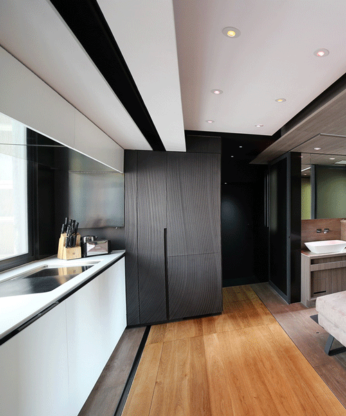 LAAB fits kitchen, cinema, and gym inside a 30 sqm hong kong apartment