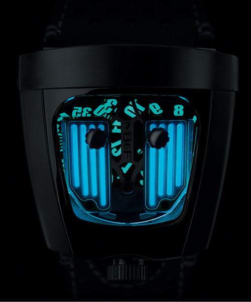 james thompson sheds light on two MB&F timepieces with solid block lumens
