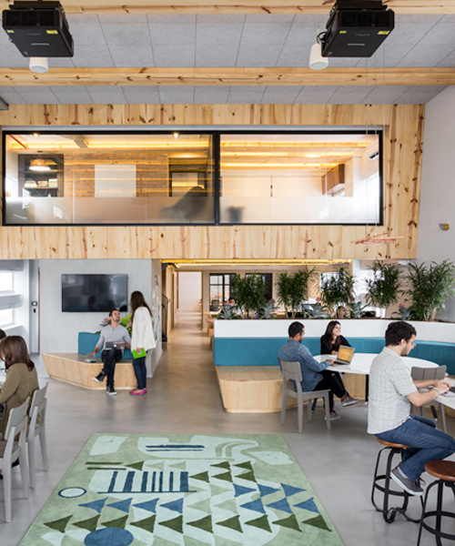 airbnb weaves diverse environments into their office in sao paulo