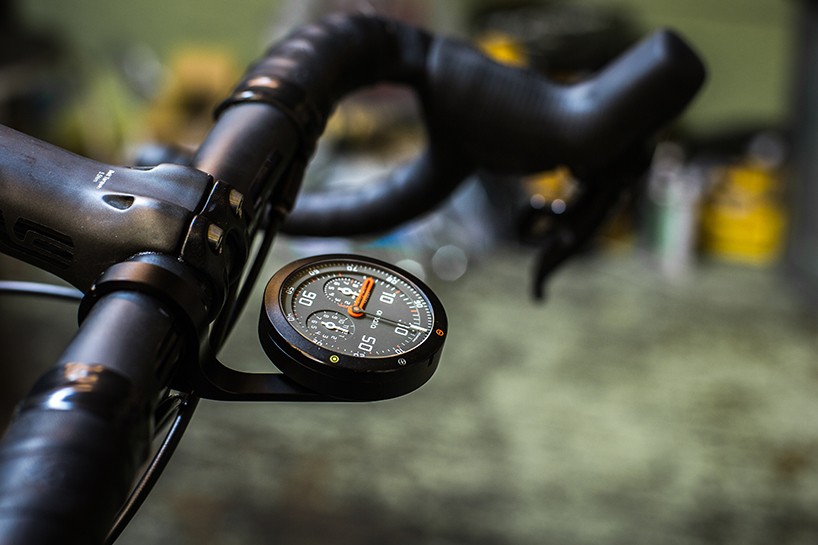 OMATA camouflages precision cycling speedometer behind traditional analog dials