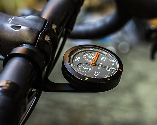 OMATA camouflages precision cycling speedometer behind traditional analog dials