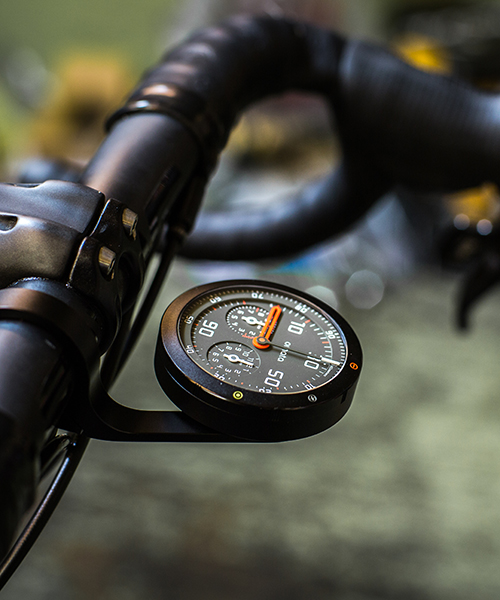 OMATA camouflages precision cycling speedometer behind traditional analog dials