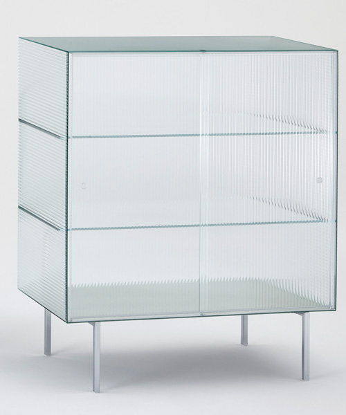 piero lissoni's commodore storage unit for glas italia expresses a clear simplicity