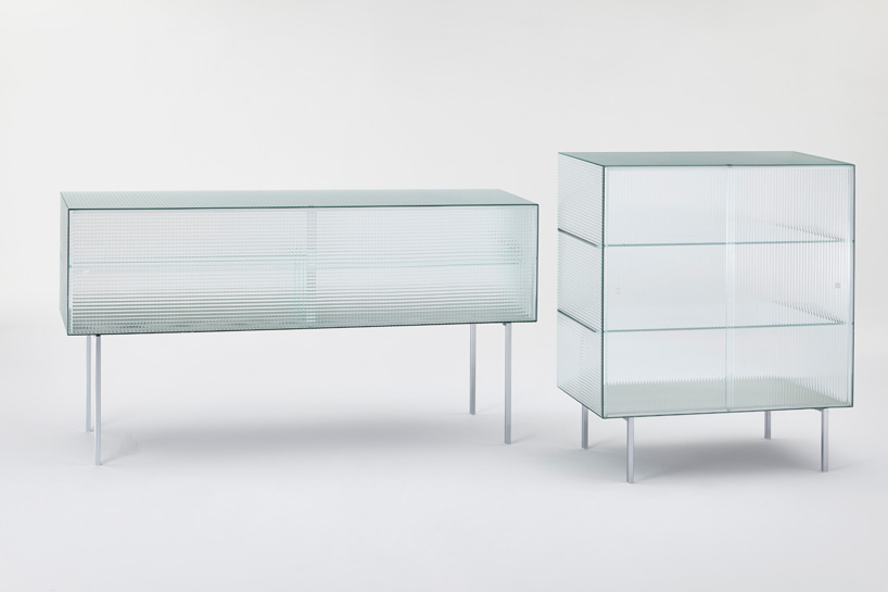 piero lissoni's commodore storage unit for glas italia expresses a clear simplicity