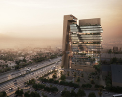 andrew bromberg of Aedas masterplans ALJ headquarters in jeddah