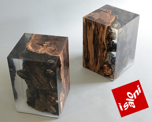 alcarol's fungi collection reveals nature's intricate textures at salone satellite