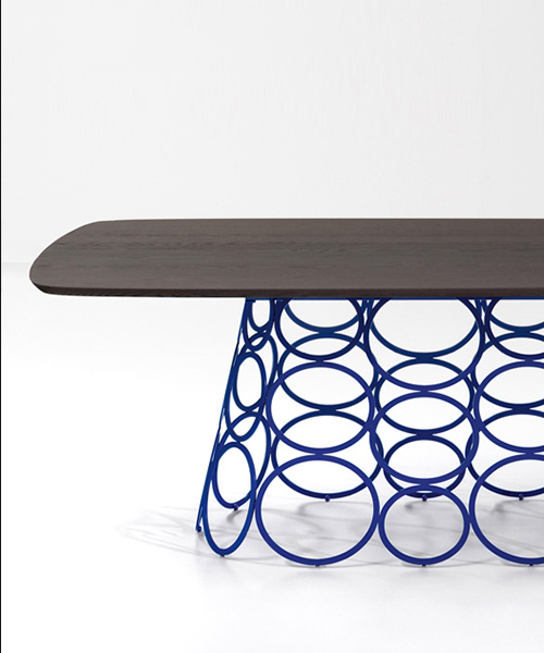 dynamic hulahoop series tables designed by alessandro busana for bonaldo