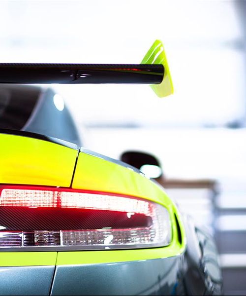 aston martin builds carbon fiber race-bred vantage GT8 for everyday roads