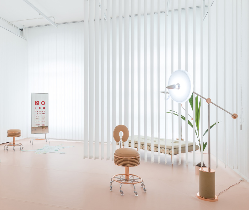 atelier biagetti are far from creative abstinence with 'NO SEX' clinic curated by maria cristina didero