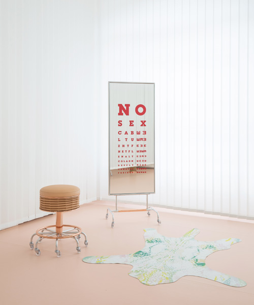 atelier biagetti are far from creative abstinence with 'NO SEX' clinic curated by maria cristina didero