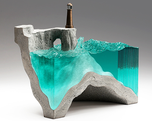 ben young turns the ocean abyss into glass and concrete landscapes