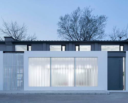 C+ architects renovates office space interior in beijing