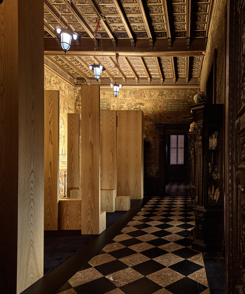 gwenael nicolas' 'monde parallèle' installation set inside the historic bagatti valsecchi mansion