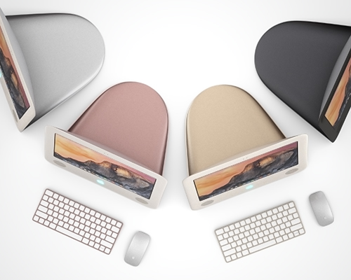 curved/labs’ concept restores apple’s egg-shaped iMac for today’s computer education
