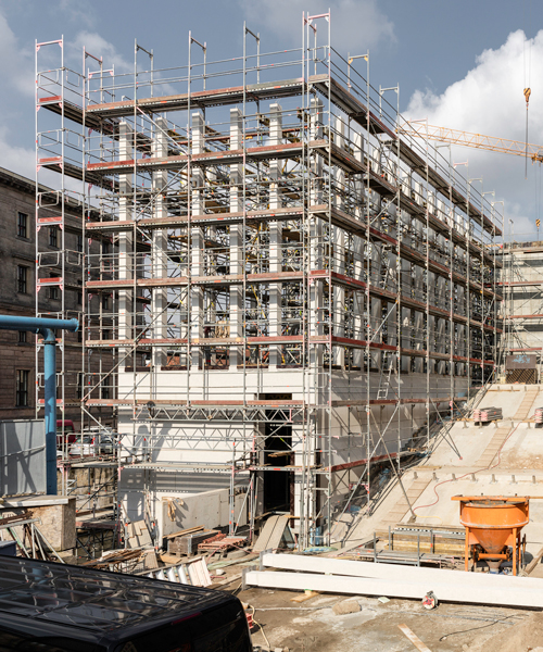 james simon galerie by david chipperfield architects tops out in berlin