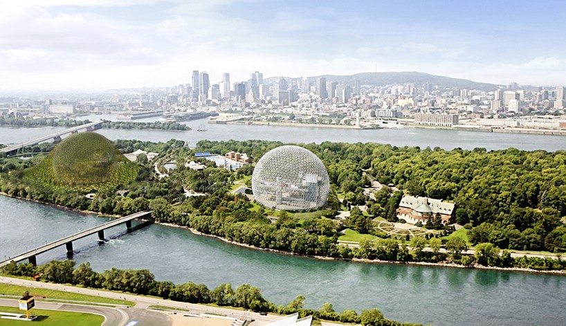 dror envisions cultural dome for montréal influenced by buckminster fuller