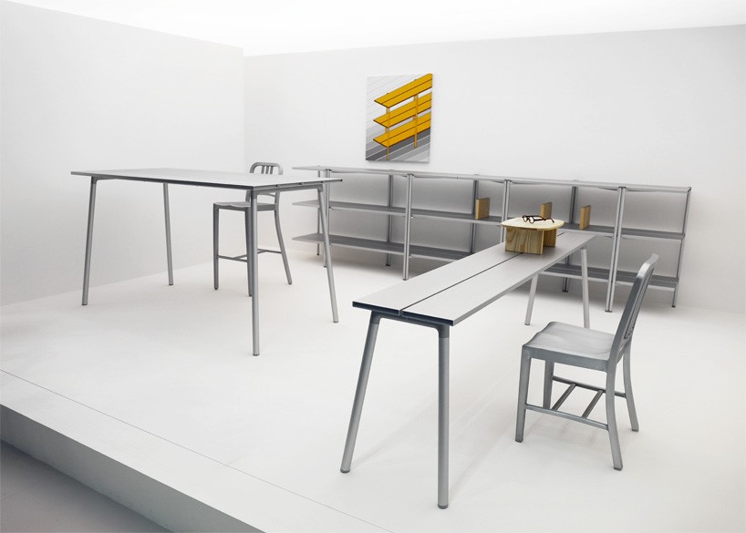 emeco presents tables for the first time with run collection by industrial facility