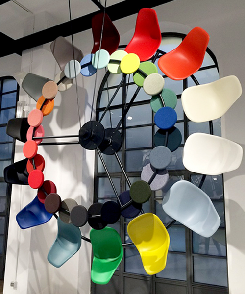 hella jongerius brings VITRA's colour & material library to life with vibrant installation