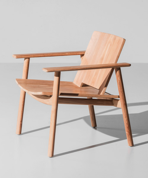 jasper morrison characterizes riva collection for kettal with plank construction