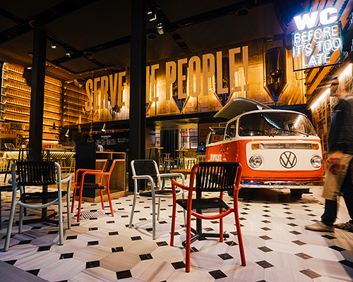 lagranja renovates century-old istanbul brewery into the populist