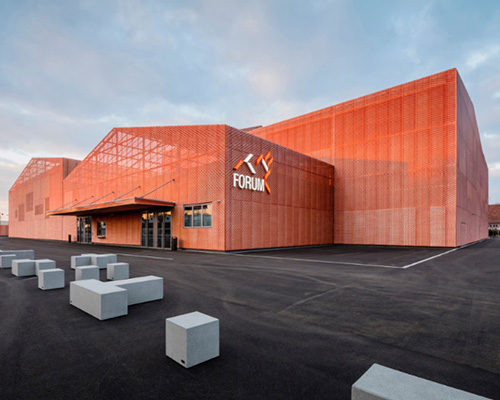 manuelle gautrand architecture finishes expansive forum cultural center