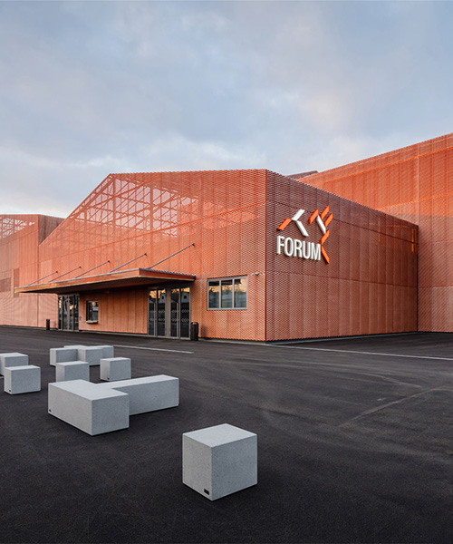 manuelle gautrand architecture finishes expansive forum cultural center