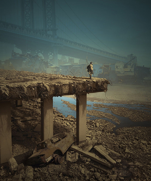 michał karcz pictures parallel worlds and post-apocalyptic landscapes