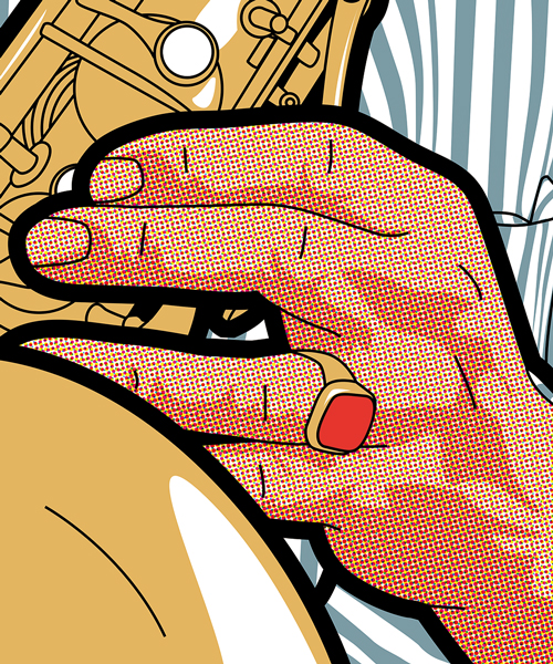 greg guillemin's pop-art personalities reveal the montreux jazz festival's musical lineup