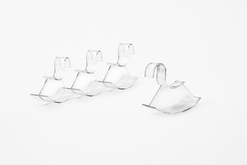 nendo models H-horse for kartell after architectural beams