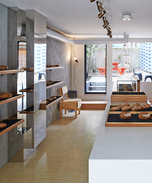 ninkipen! creates panscape bakery like a bread tunnel in fukuoka