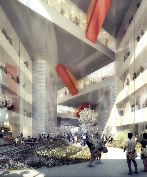 OMA unveils plans to build its first tower in tokyo