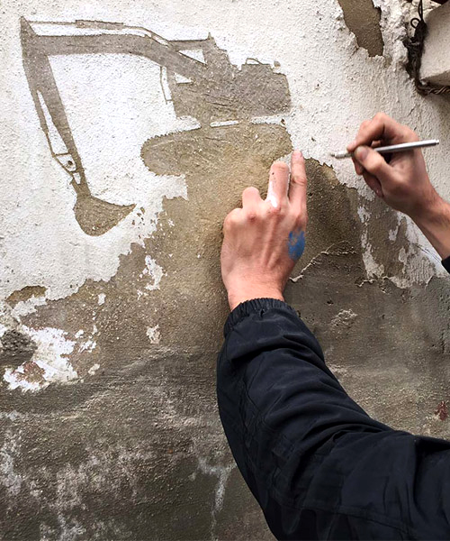 pejac's gravity-defying sneakers create surreal scenes on the streets of  london