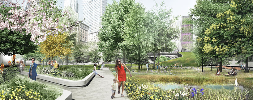 design teams re-envision downtown LA's pershing square