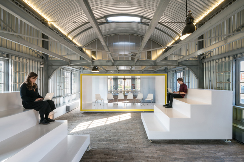 polylester develops light-hearted interior for UNESCO site in amsterdam