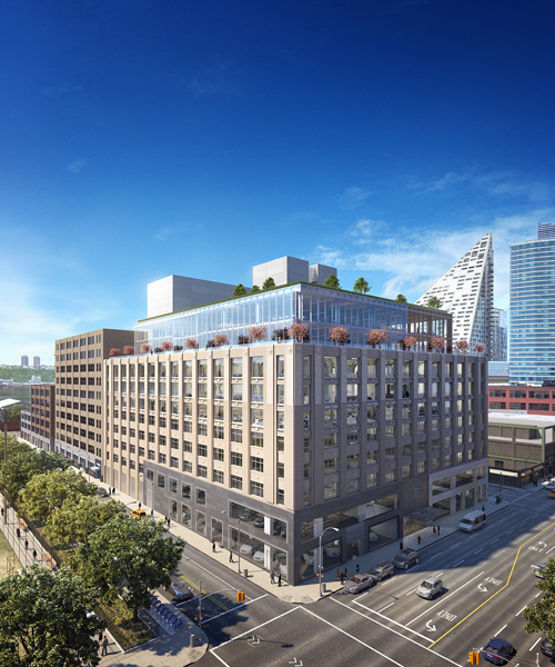 rafael viñoly plans redesigned office space at 787 11th avenue in new york