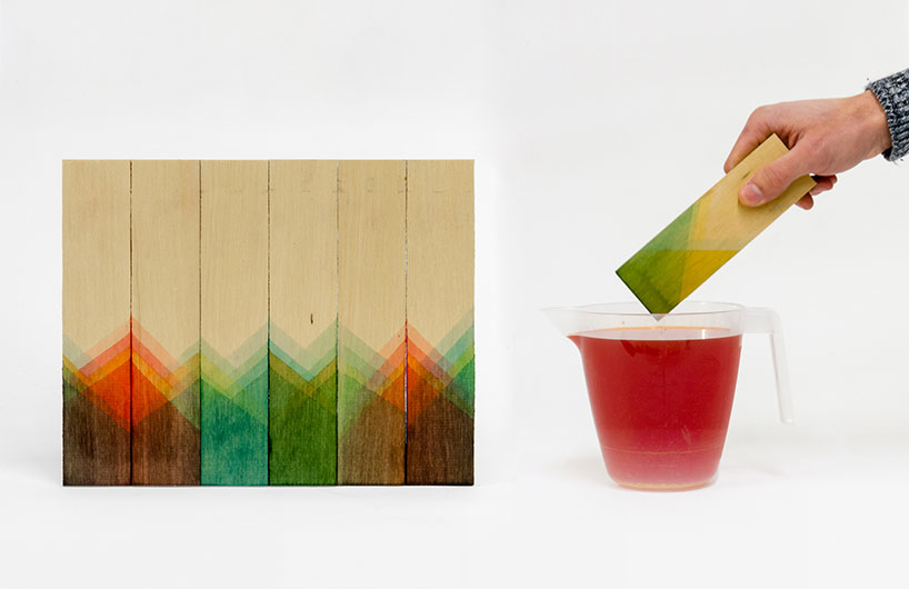 raw edges exhibits research and results of herringbones during milan design week