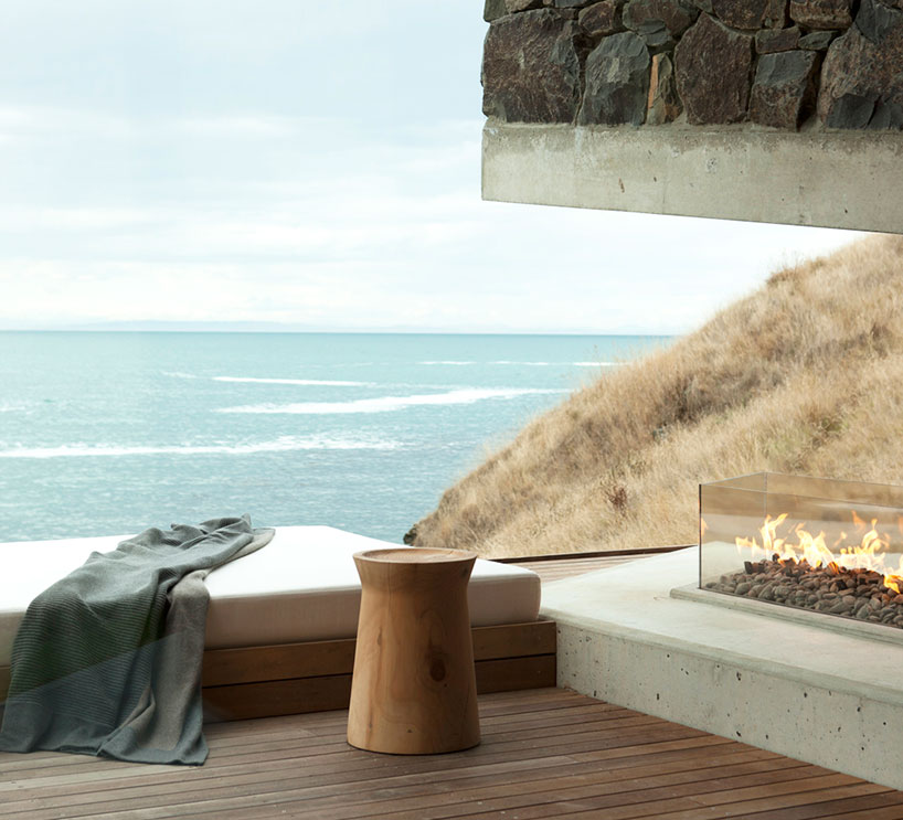 pattersons builds remote seascape retreat on volcanic mountainside