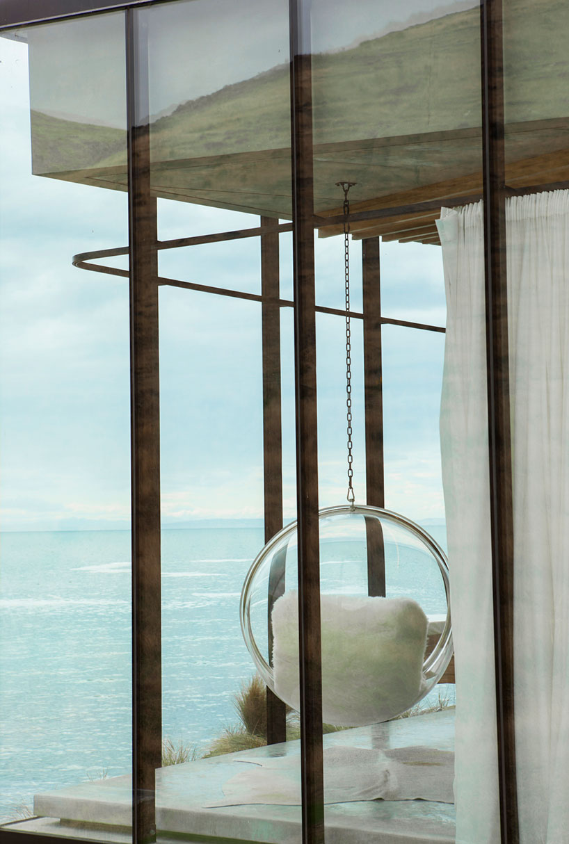 pattersons builds remote seascape retreat on volcanic mountainside