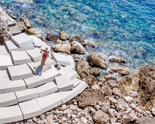 smarin installs 85 concrete lookalike floating devices at cannes' beach