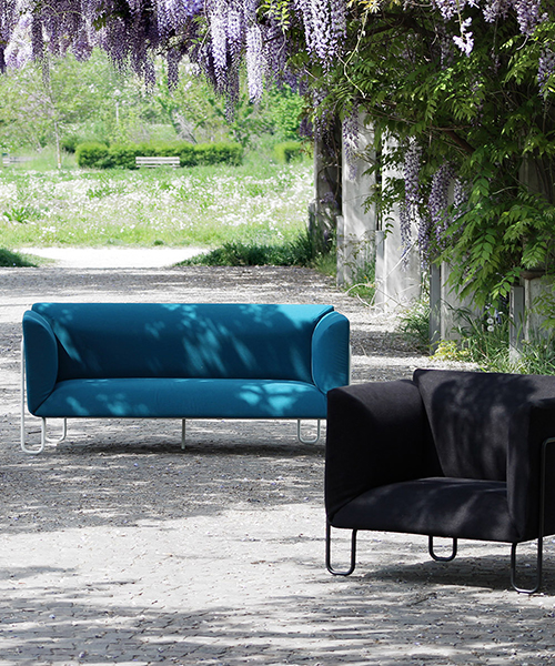diego sferrazza designs fargo armchair & two-seat couch for spHaus