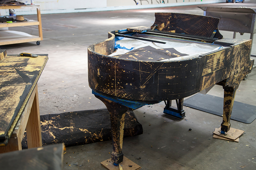 mark bradford steinway sons piano