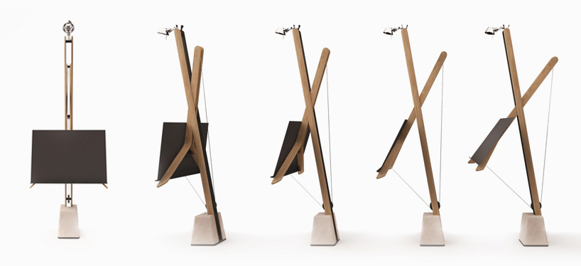 studio 06 easel concept florim EXHIB-IT competition studio 06 easel concept florim EXHIB-IT competition