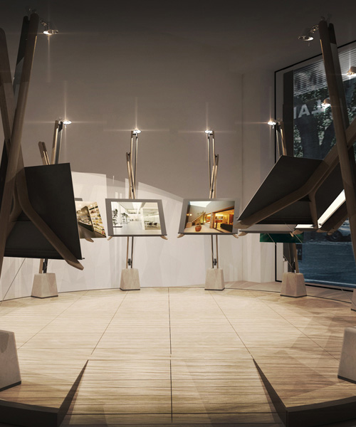 studio 06's easel concept receives mention in florim EXHIB-IT competition