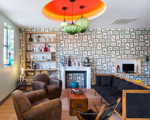 l’atelier transforms hotel villa bougainville interior into an exotic paradise