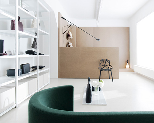 TSATSAS atelier opens minimal storefront in frankfurt, germany