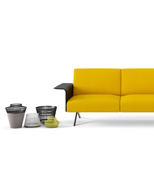 lievore altherr molina’s sistema modular sofa system for viccarbe is completely customisable