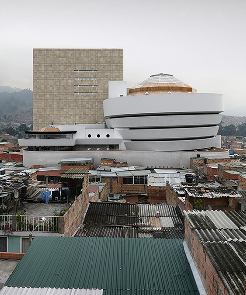 víctor enrich 'relocates' new york's guggenheim museum to bogotá